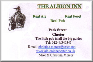 Chestertourist.com - Albion Inn Famous Sign Page Two